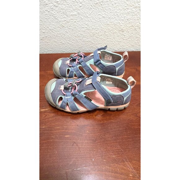 Keen Kids Sea camp II CNX Waterproof Closed-Toe Sandals Size 13 Gray & Pink - Picture 4 of 8